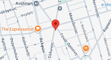 Location of business on map