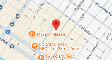 Location of business on map