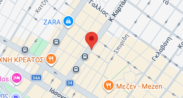Location of business on map