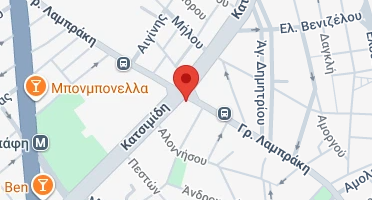 Location of business on map