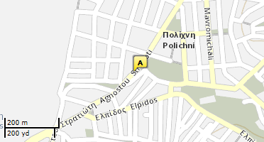 Location of business on map