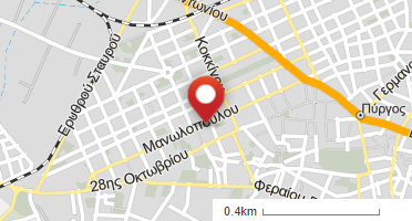 Location of business on map