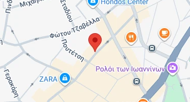 Location of business on map