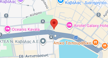 Location of business on map