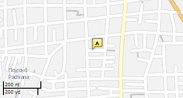 Location of business on map
