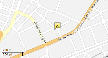 Location of business on map