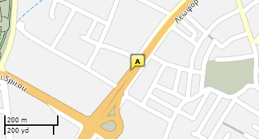 Location of business on map