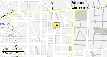 Location of business on map