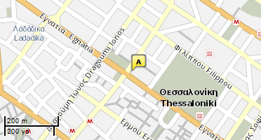 Χάρτης και σημείο της επιχείρησης