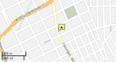 Location of business on map