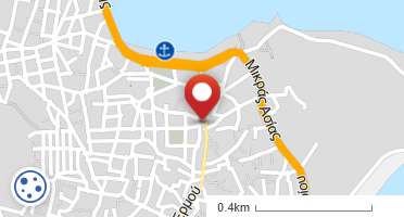 Location of business on map