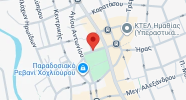 Location of business on map