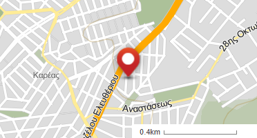 Location of business on map