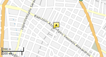 Location of business on map