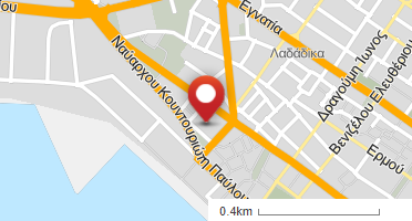 Location of business on map