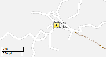Location of business on map