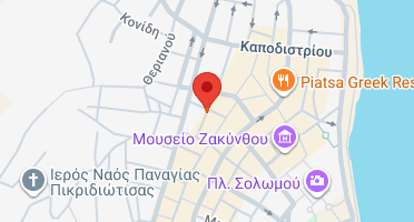 Location of business on map