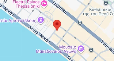 Location of business on map