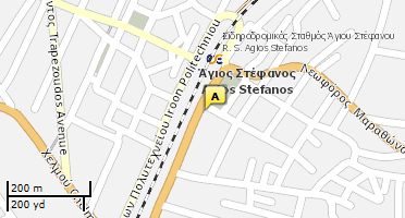 Location of business on map