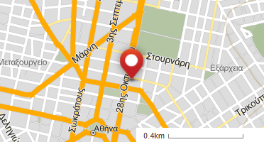 Location of business on map