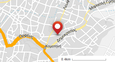 Location of business on map