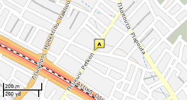 Location of business on map