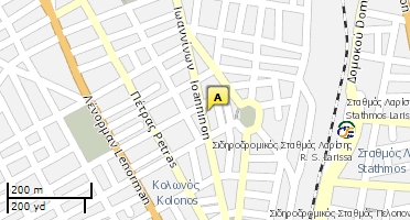 Location of business on map