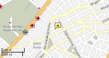 Location of business on map