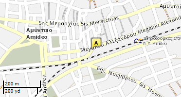 Χάρτης και σημείο της επιχείρησης