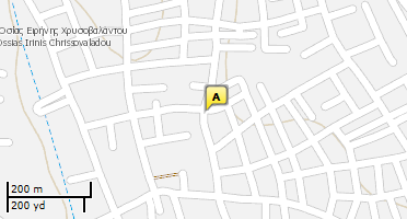 Location of business on map