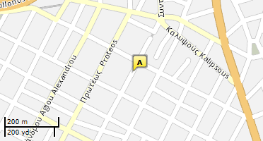 Location of business on map