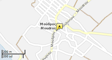 Location of business on map