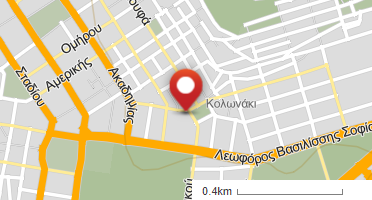 Location of business on map