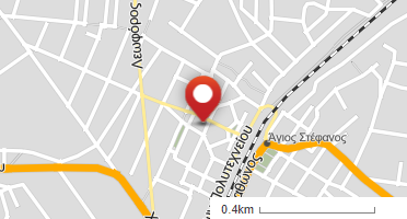Location of business on map