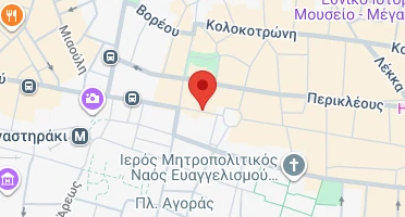 Location of business on map