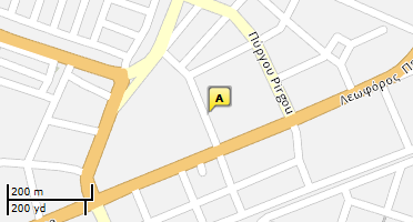 Location of business on map