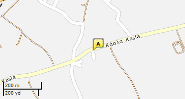 Location of business on map