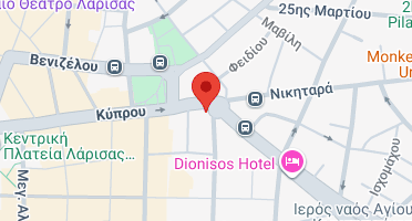 Location of business on map