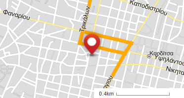 Location of business on map