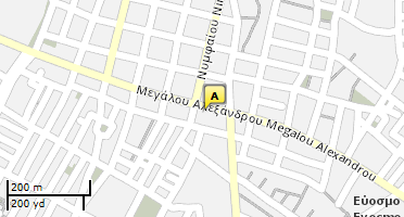 Location of business on map