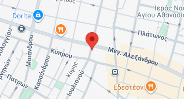 Location of business on map