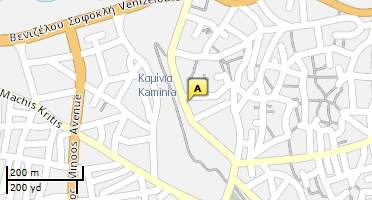 Location of business on map