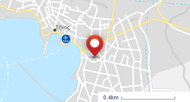 Location of business on map