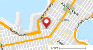Location of business on map