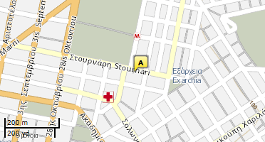Location of business on map