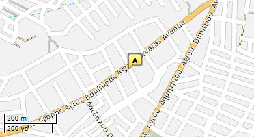 Location of business on map