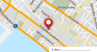 Location of business on map