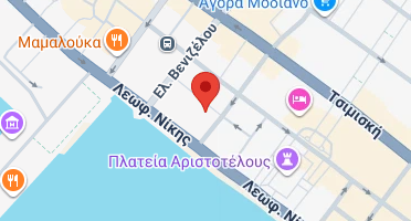 Location of business on map