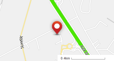 Location of business on map
