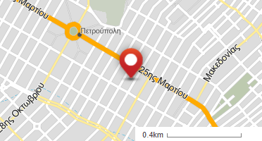 Location of business on map